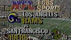 1989 NFC Championship Rams vs 49ers Highlights (CBS Intro) Niners dominate the Rams.