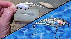 Making a Clear Minnow Lure - a how to guide on handmade fishing lures