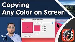 How to Copy Any Color Value on Screen Using the Mac's Digital Color Meter (Picker) [Tutorial]