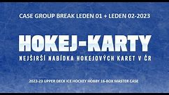 WWW.HOKEJ-KARTY.CZ CASE GROUP BREAK LEDEN 01-2024, 2022-23 UD ICE Hockey - PART 2