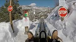 Glenwood Caverns Adventure Park Alpine Coaster Ride Full Speed! 2023