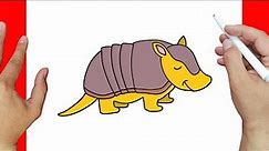 How to draw an armadillo