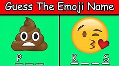 Guess The Emoji Name Challenge (Emoji Quiz)