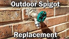 How to replace an outside spigot / garden faucet