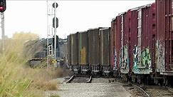 Freight And Passenger Trains