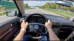 1997 Volkswagen Passat B5 [1.8 20V 125HP] |0-100| POV Test Drive #1306 Joe Black
