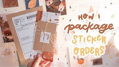 ETSY SERIES | UPDATED How I Package Etsy Orders For My Sticker Shop