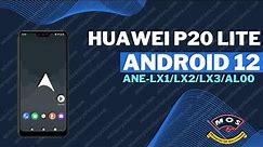 Huawei P20 Lite Android 12 Installation Experiment ArrowOS-GSI (ANE-LX1/LX2/LX2) #p20lite