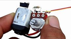 Make 5 volt DC motor speed controller-easy & simple DC motor speed controller