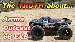 Arrma Outcast 6S EXB Full Review! - 1/8 RC monster truck, is it the best 1/8 6S RC car?