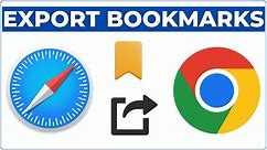 How to Export Bookmarks from Safari to Google Chrome