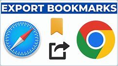 How to Export Bookmarks from Safari to Google Chrome