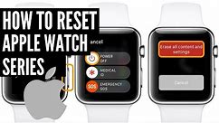 How to factory reset apple watch manually (No Pin Req)