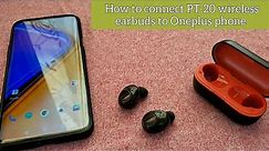 pairing instructions | how to connect bluetooth earbuds stereo wireless earphones to Oneplus phone