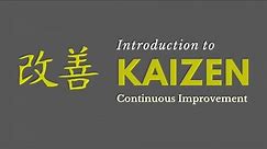 Introduction to Kaizen (Lean Six Sigma)