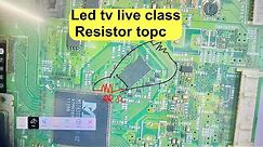 Led tv live class SMD resistor | led tv repairing course | mobile repairing course | mobile course