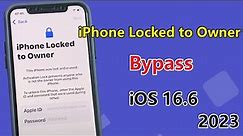 iPhone Locked to Owner? (2023) Bypass iCloud Activation Lock iOS 16.6 without Apple ID