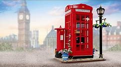 Red London Telephone Box (LEGO IDEAS)