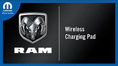 Wireless Charging Pad | How To | 2022 Ram 1500 DT