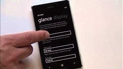 Nokia Glance Screen how to for Lumia Windows Phones and the Lumia 925