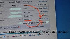 How to check battery capacity/health on any iOS device! (No Mac!) (Windows Only)