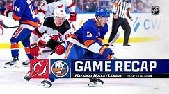 Devils @ Islanders 10/20 | NHL Highlights 2023