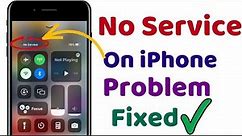 How to fix no Service on iPhone problem | NO Service Sim card