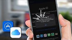 How To Fix Could Not Sign in Apple ID | Apple ID Sign-in Issues