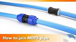 How To Join MDPE Pipe | Pipestock Tutorials