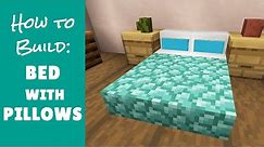 Bed with Pillows - Minecraft Furniture
