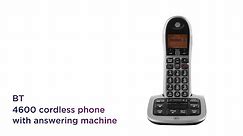 BT 4600 Cordless Phone with Answering Machine | Product Overview | Currys PC World