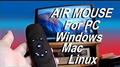 Air Mouse Unboxing 2021 For PC Windows Mac Linux