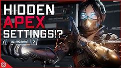 These Settings Give You GOD TIER Aim! Apex Legends BEST Settings + Stretch Res