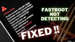 How to fix Fastboot device not detected for any Oneplus device #oneplus6t #oneplus6 #fastboot