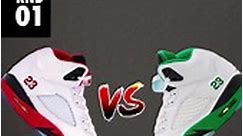 Fire Red 🔴or Lucky Green 🟢 Lucky Green 5s drop Feb 28. Who wants to see the Fire Red 5s drop again? | Kicksonfire