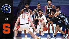 Georgetown vs. Syracuse Men's Basketball Highlight (2020-21)