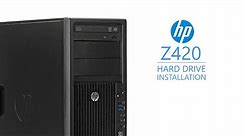 HP Z420 Hard Drive Install Guide