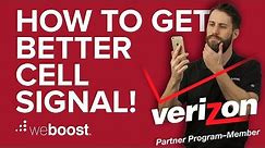 How to Improve & Boost Cell Phone Signal for Verizon | weBoost