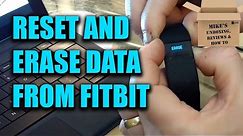 Fitbit Charge & Charge HR 2 Factory Reset