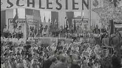 Bundeskanzler Adenauer (1953) spricht zu den Schlesiern