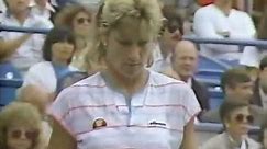Chris Evert VS Manuela Maleeva 1986 US Open QF Highlights