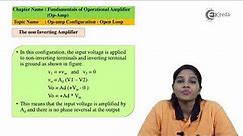 Op Amp Configuration Open Loop | Introduction to Operational Amplifiers | Linear Integrated Circuits