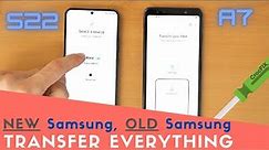 TRANSFER all your data from OLD Samsung phone to a NEW Samsung S22 or others - tutorial by CrocFIX