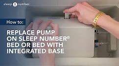 How To Replace Pump on Sleep Number® Bed or Bed With Integrated Base