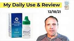 Vuity Eye Drops - My Use & Review = DAY 1