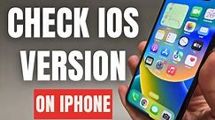 How to Check which IOS Version my Apple Iphone has