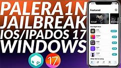 Jailbreak iOS/iPadOS 17 with Palera1n/Winra1n 2.1 on Windows | iOS 17 Jailbreak Windows | Full Guide