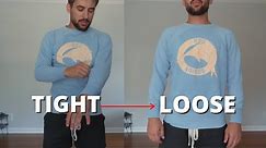 How to Stretch Your Small Clothes | DIY clothing hack