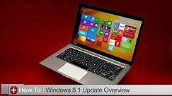 Toshiba How-To: What's new in Windows 8.1 Update