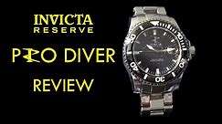 *REVIEW* Invicta Reserve TUNGSTEN Pro Diver 34459 w/ Swiss Automatic Ronda R150 Dive Watch